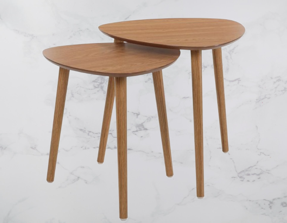 Set van 2 bijzettafels