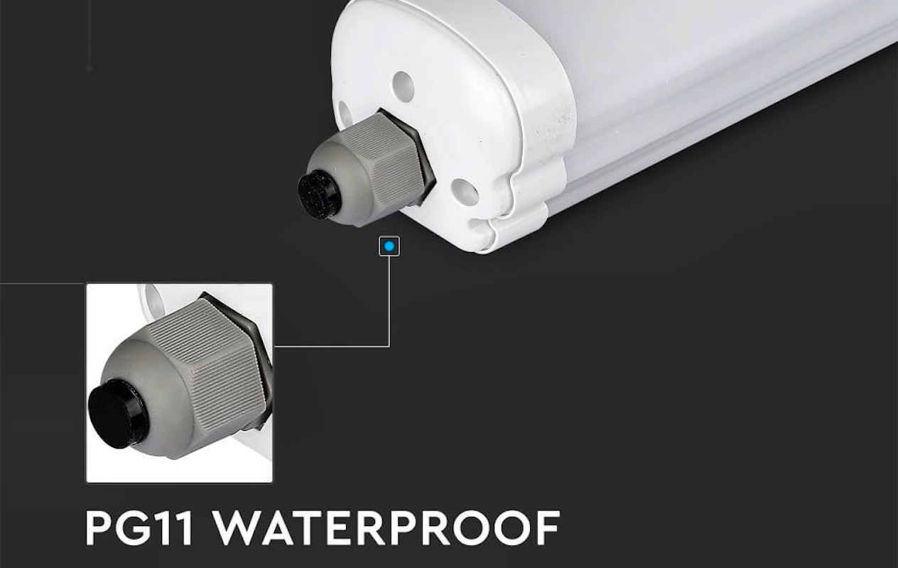 V-TAC VT-6076 Réglettes LED - Série G - IP65 - 18 Watts - 2160 Lumens -