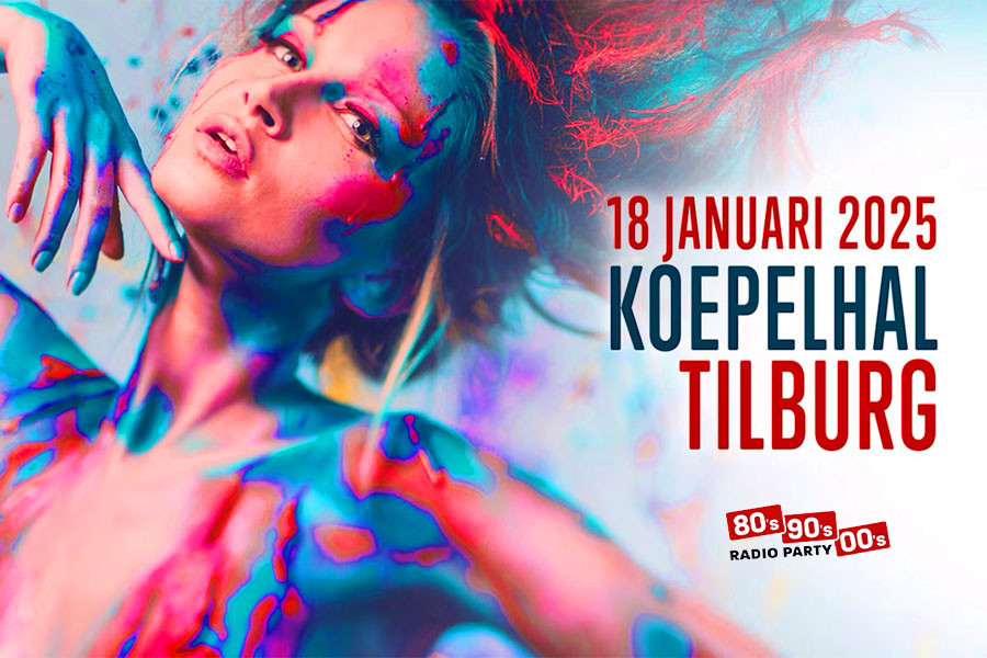 Ticket 80's 90's & 00's Radio Party in Tilburg (2p.)